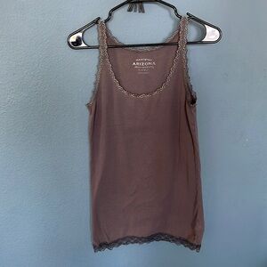 Grey Lace Tank